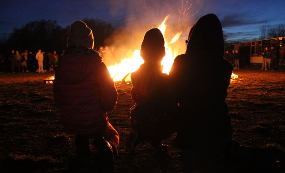 Osterfeuer 2026 in Gro&szlig; Klein